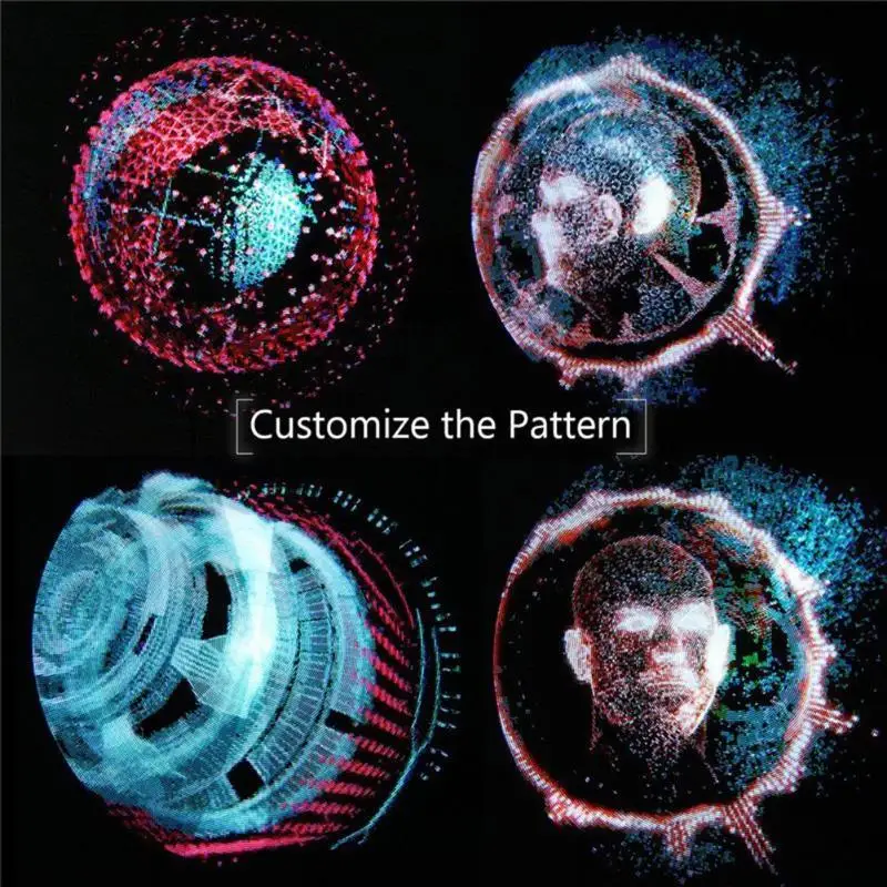 White LED 3D Hologram Projector Holographic Advertisement Display Fan Unique LED Light Advertising Lamp US/EU/ Plug White LED 3D Hologram Projector Holographic Advertisement Display Fan Unique LED Light Advertising Lamp US/EU/ Plug