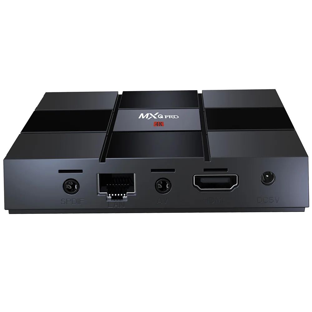 MXQ PRO Android 7 1 ТВ коробка ZXIC ZX296716 2 Гб DDR3 + 16 GB EMMC 2.4g wifi Media Player 4 K H.265 100 Мбит/с Smart Декодер