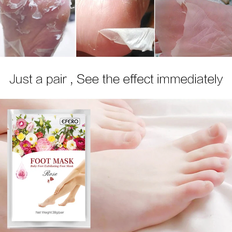 EFERO/1 пара; увлажняющие Детокс для ног; спа-педикюр; детские носки; отшелушивающая маска для ног для удаления омертвевшей кожи; Beriberi TSLM1