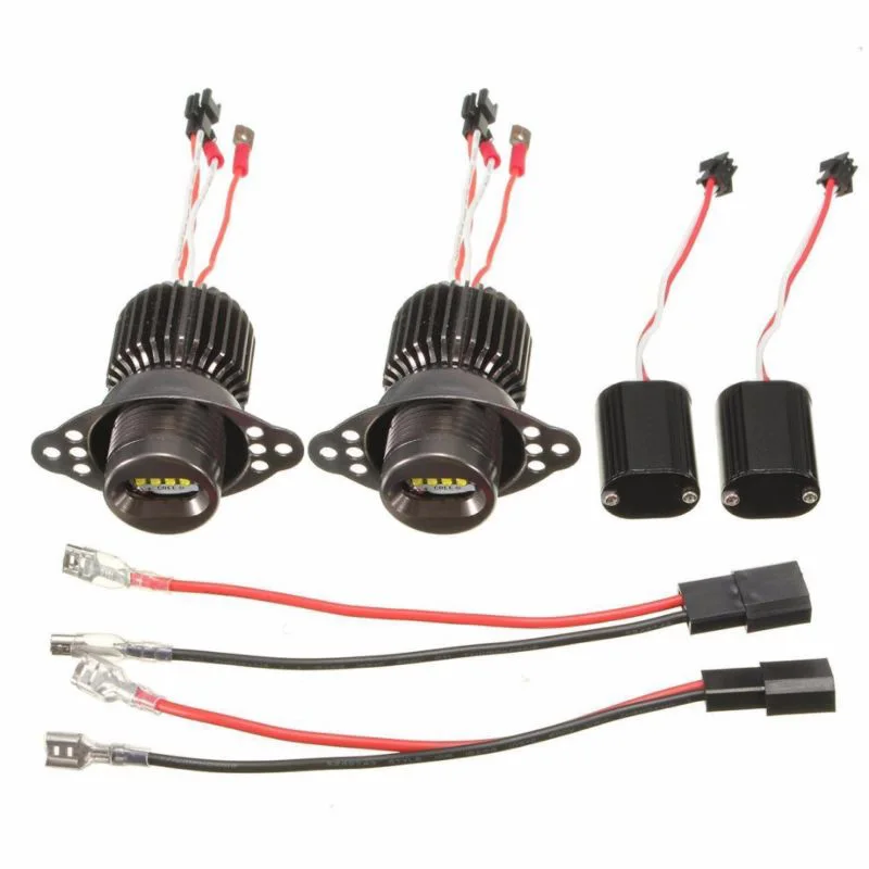 1 Pair 20W LED Angel Eyes Marker Halo Ring Light Bulb For BMW E90 LCI