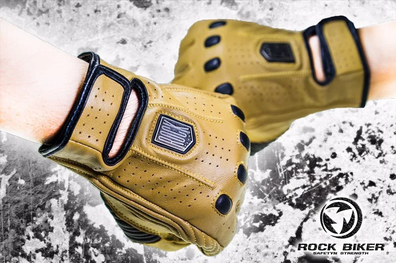 

2019 motorcycle gloves Leather motocross racing gloves men women full finger summer breathable moto Glove