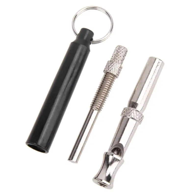 

Ultrasonic Dog Whistle Supersonic Pet Animal Dog Sound Repeller Bark Training Whistle Two-tone Ultrasonic Flute Puppy Keychain