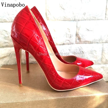 

Brand Shoes Woman red Snake Printed Women Shoes Sexy High Heels Pumps Pointed toe Ladies Party Wedding Shoes Women Stilettos