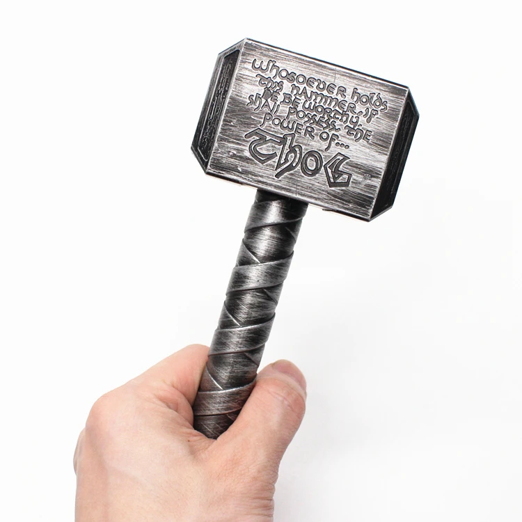 

Thor's Hammer Beer Bottle Opener Law mighty Hammer Opener Super Hero Mace Home Furnishing Gift Anime Cartoon Action Figure Toy
