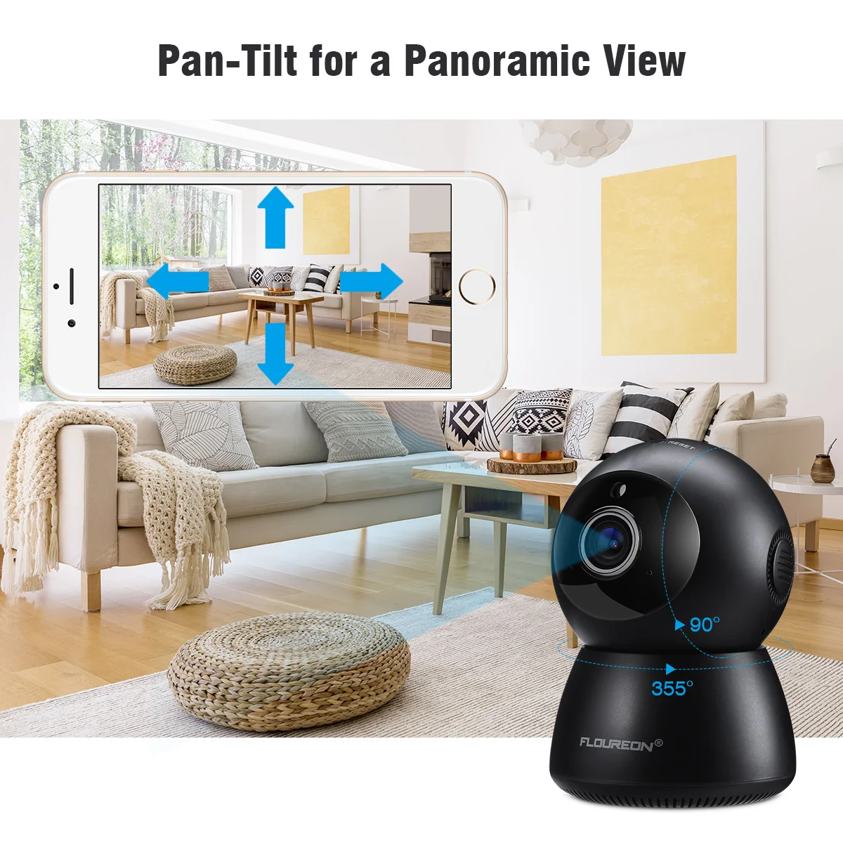 Беспроводная Wi Fi 1080 P камера ip двухсторонняя аудио ночного видения