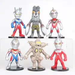 6 шт./компл. Ultraman Godzilla Spacegodzilla Dragon ПВХ фигурку dispalсм Y Кукла Коллекция Модель игрушки Ultraman 11 см для детей игрушечные лошадки