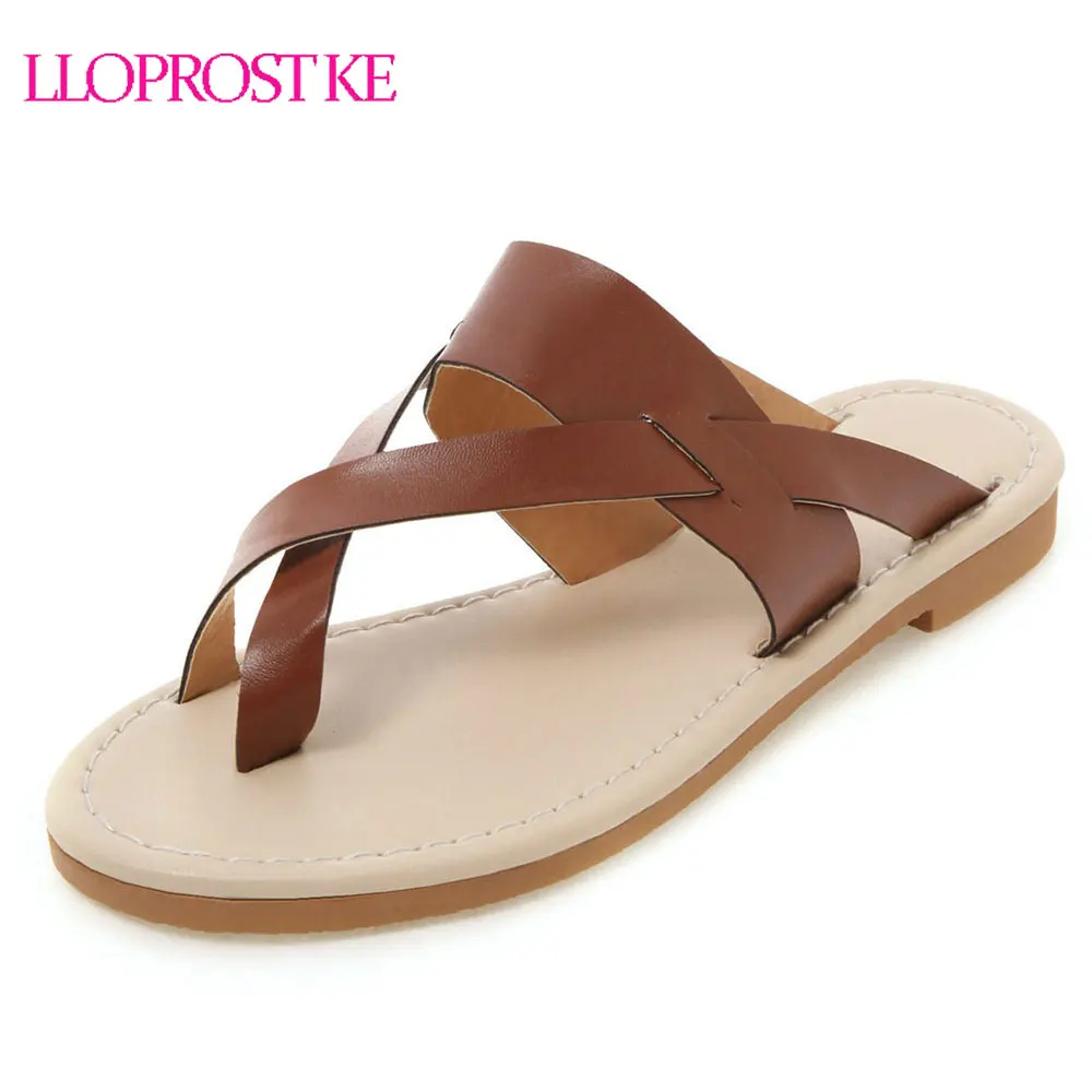 Women Sandals 2019 hot Fashion Women Summer Beach Roman Sandal Open Toe Flat Sandal Casual Shoes,Beige,41,