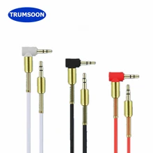Trumsoon 5pcs 3.5mm Jack AUX Audio Cable Bending plug Aux Cord for Laptop Phone Speaker Car Headset Trumsoon 5pcs 3.5mm Jack AUX Audio Cable Bending plug Aux Cord for Laptop Phone Speaker Car Headset