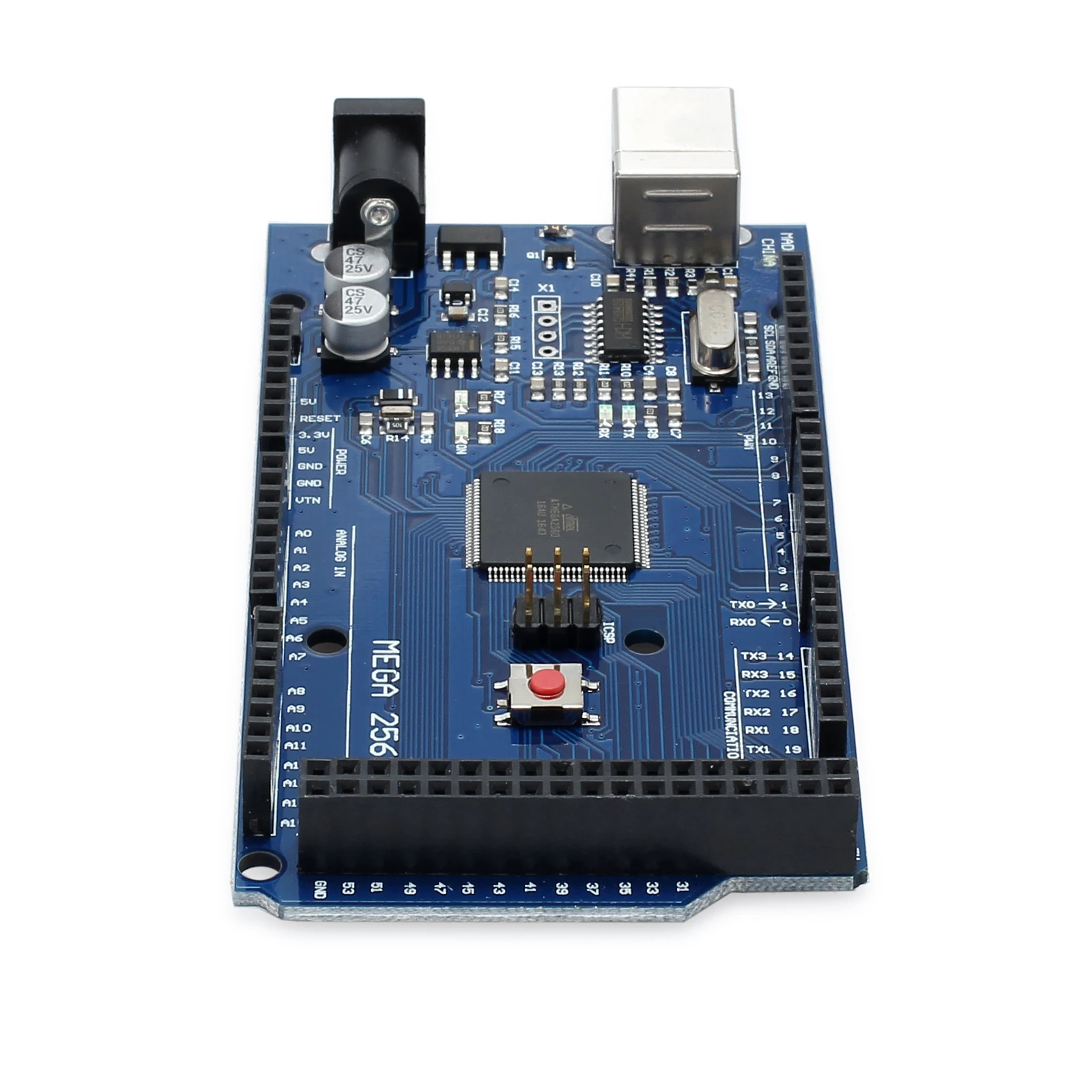 Плата совместимая Neoteck Arduino Mega 2560 R3 ATmega328P CH340G + USB кабель 54 Цифровые контакты
