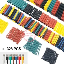 328Pcs/set Sleeving Wrap Wire Car Electrical Cable Tube kits Heat Shrink Tube Tubing Polyolefin 8 Sizes Mixed Color 328Pcs/set Sleeving Wrap Wire Car Electrical Cable Tube kits Heat Shrink Tube Tubing Polyolefin 8 Sizes Mixed Color