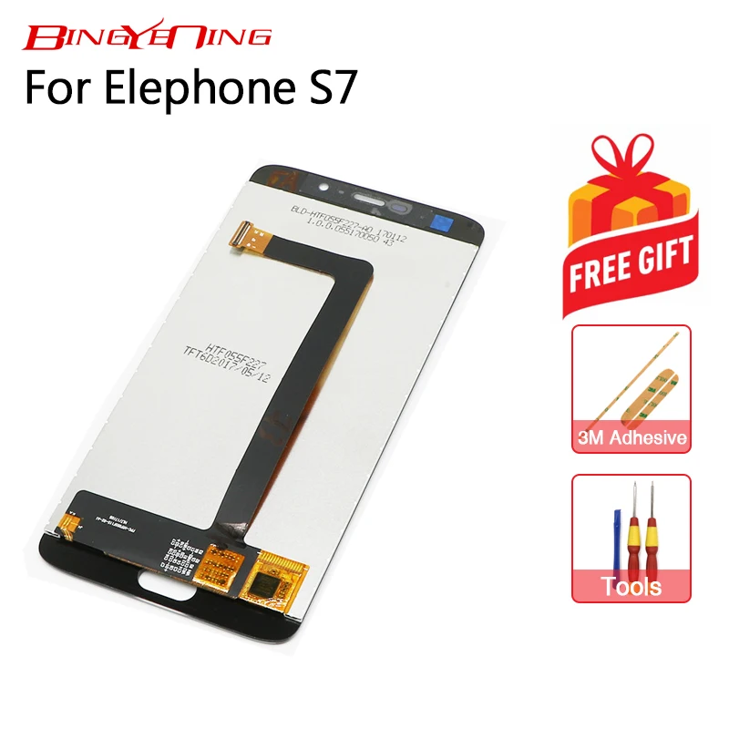 BingYeNing Новинка Origina для Elephone S7 сенсорный экран + ЖК-дисплей в сборе Замена
