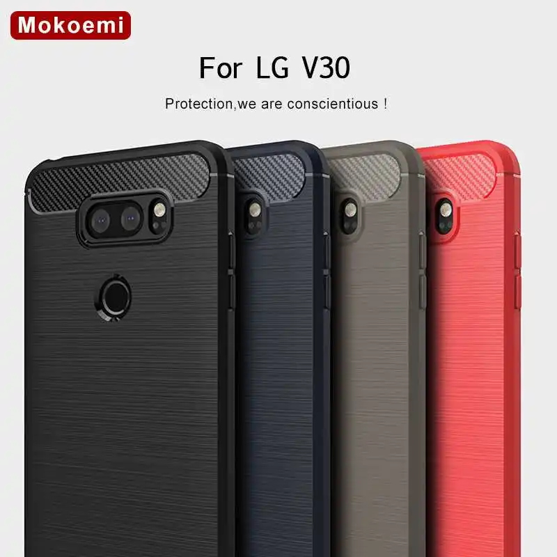 

Mokoemi Fashion Shock Proof Soft Silicone 6.0"For LG V30 Case For LG V30 Plus Cell Phone Case Cover