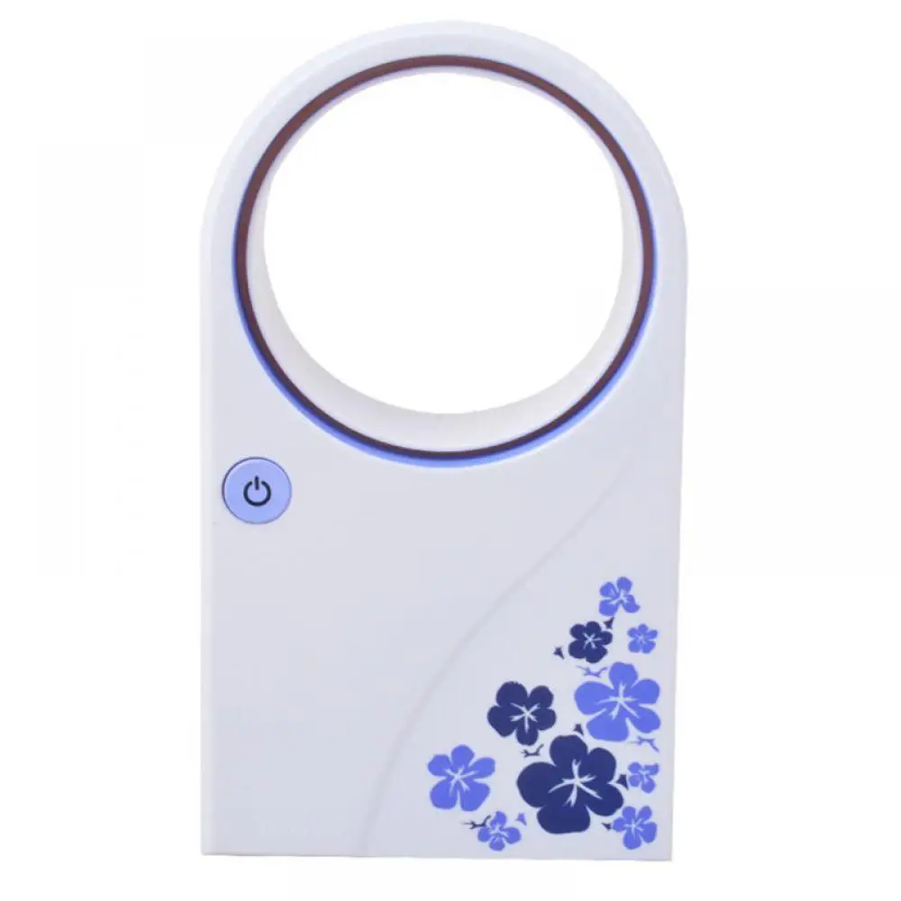 

Portable USB No Leaf Fan Mini Bladeless Refrigeration Desktop Air Conditioner
