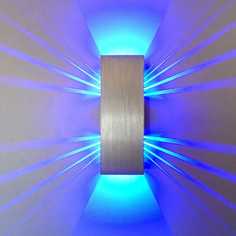 

Modern 6W led wall light Creative aluminum wall sconce lamp Indoor isle stair hallway decorative lights LED wall lamp AC85-265V