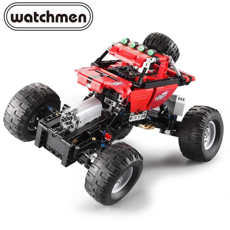 

C51041 489pcs Technic RC Sports SUV Car Off-road Electric Remote Control 4 Driving Force USB Building Block Toy