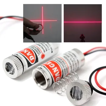 

Durable 650nm 5mW Red Point / Line / Cross Laser Module Head Glass Lens Focusable Industrial Class