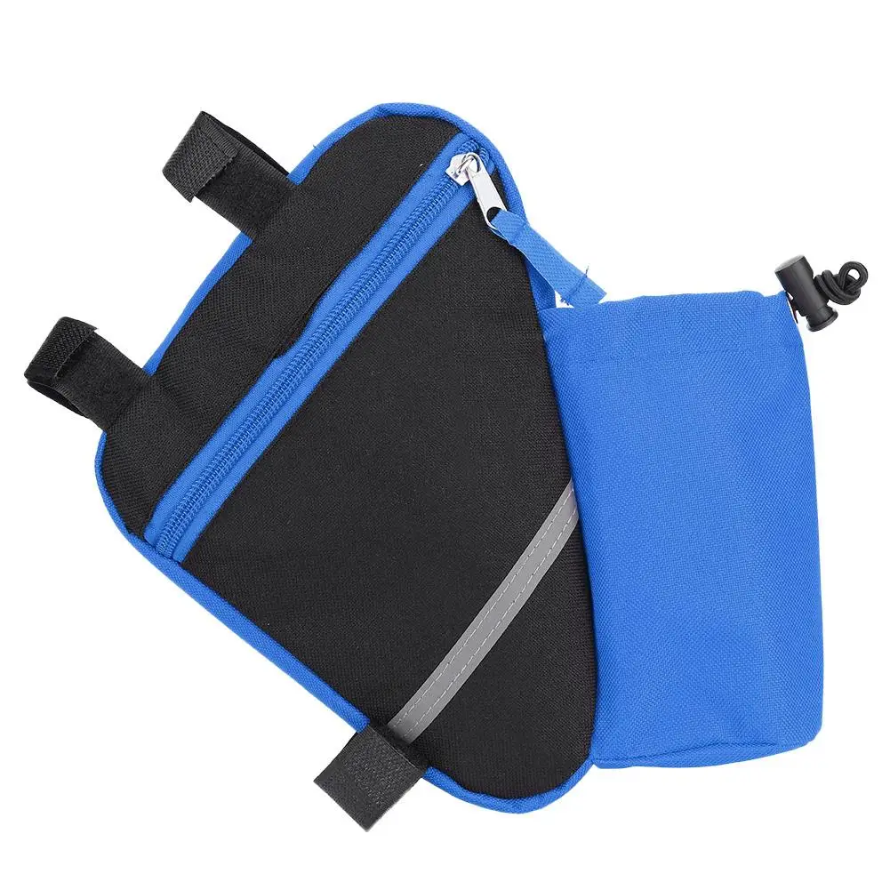 Flash Deal Bicycle Bag Bicycle Triangle Bags Bike Front Tube Frame Pannier Bag Road Bike Repair Tools Pouch Holder Riding Accessories 3