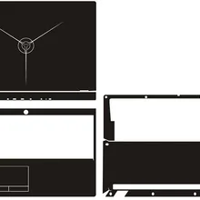 Ноутбук углеродного волокна виниловая кожа наклейка крышка для lenovo Legion Y7000 15,6"