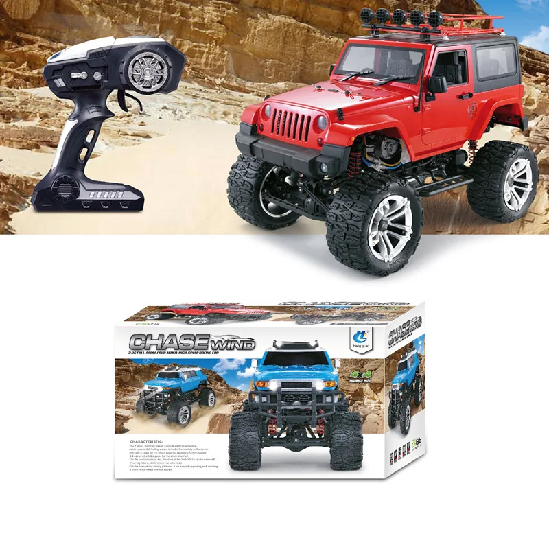 

HG-P405 RC Cars 2.4G 1/10 4WD Shockproof System Crawler Truck Remote Control Cars Toys for Kids Charging/Low voltage Protection