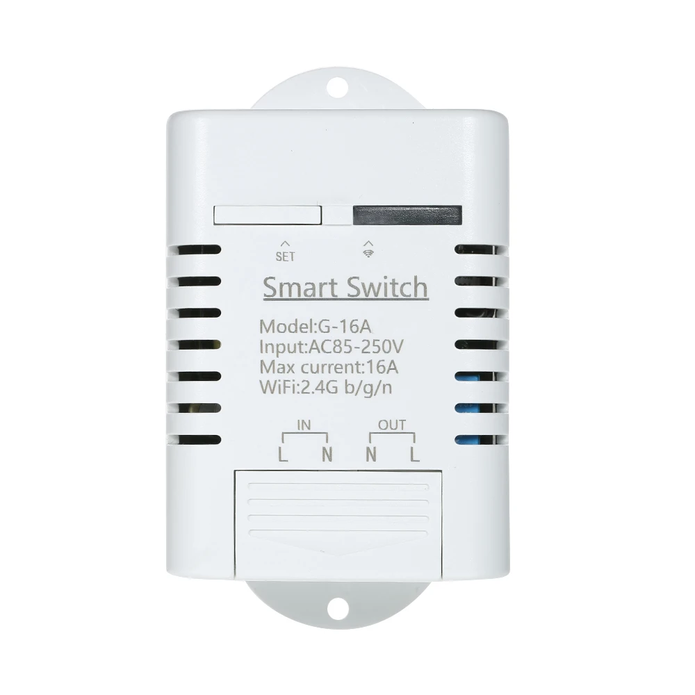 Умный Wifi Switch16A/3500 Вт беспроводной пульт дистанционного управления таймер для