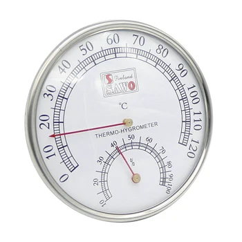 

Sauna Thermometer Metal Case Steam Sauna Room Thermometer Hygrometer Bath And Sauna Indoor Outdoor Used