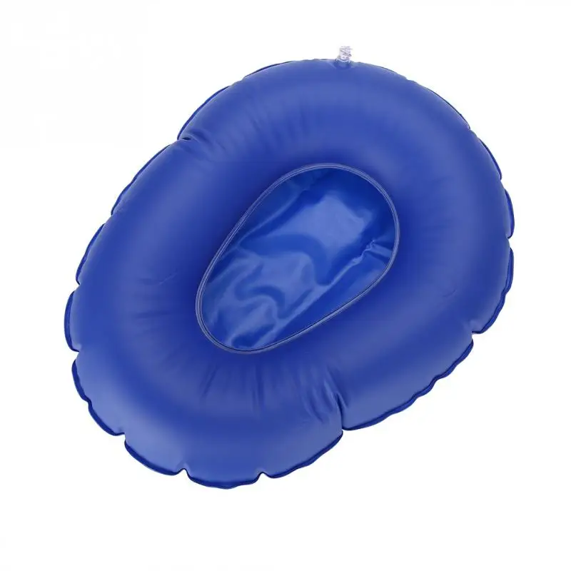 

Makeup Tool Set Professioanl Air Inflation Blue Seat Cushion Portative Chair Cushion Foldable Back Cushion