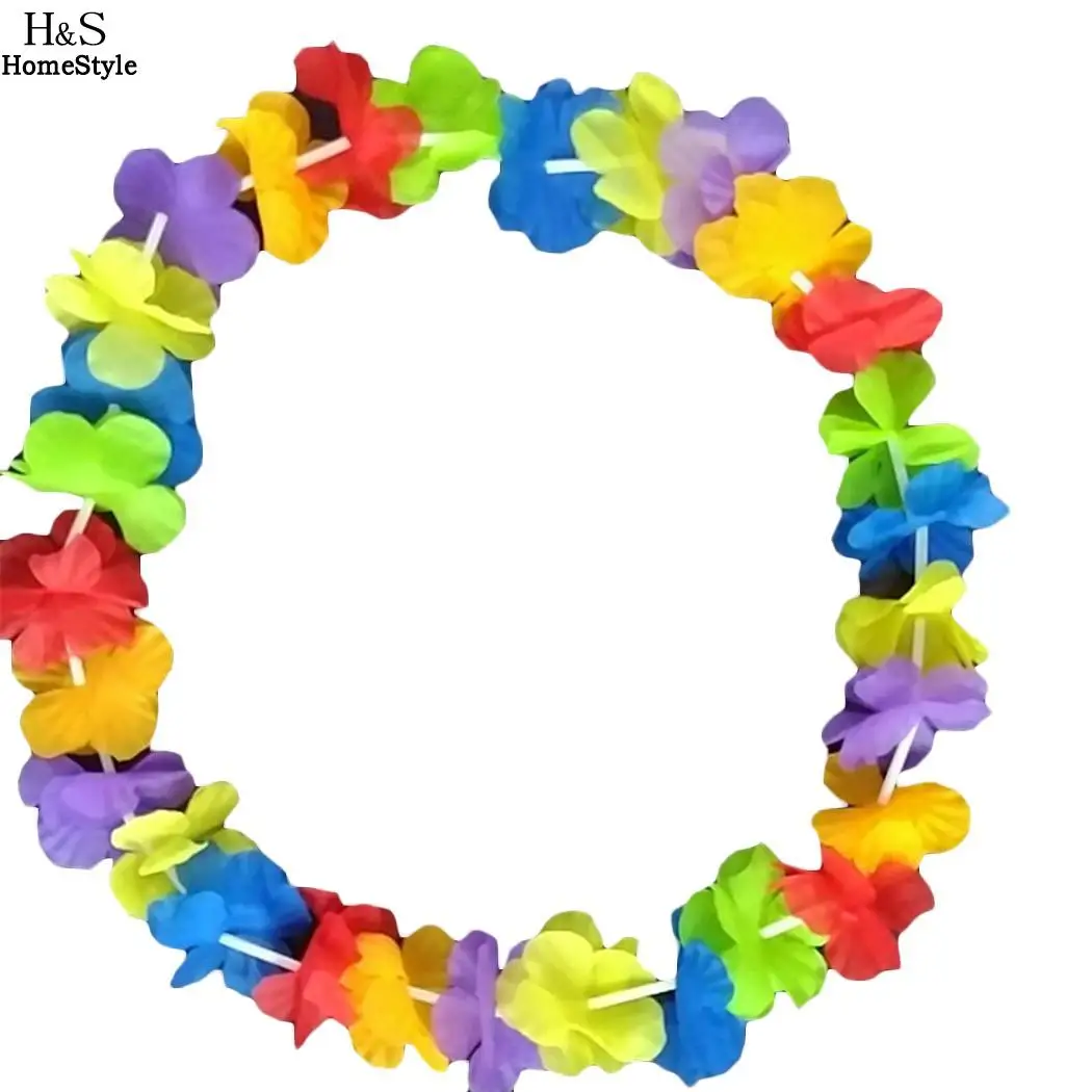 

Party Decoration 105 Beach cm 3inch 41 2 5cm Style Floral Garlands Hawaiian 6inch Multicolor 6 10pcs Unisex