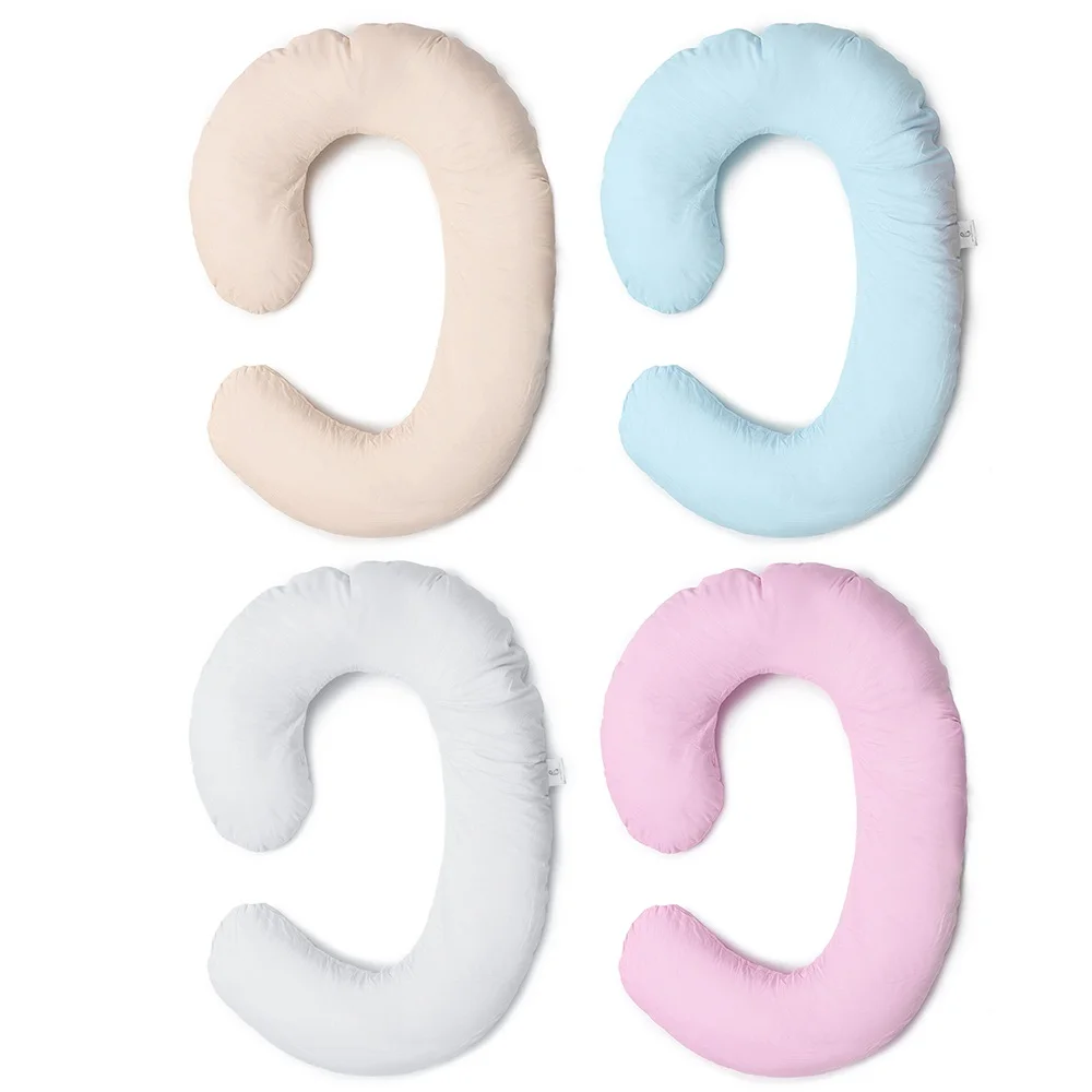 Online Kehamilan Bantal Seprai Full Body Bantal untuk Wanita Hamil Tidur Yang Baik Bentuk C Bantal Sisi Panjang Comfortabe Maternity Pillow