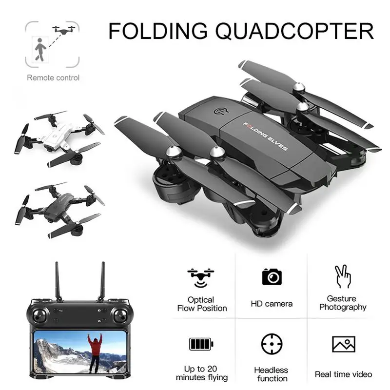 

S162 Folding Quadcopter Dual Camera HD 1080P Wifi Camera Quadrocopter Hovering FPV Quadcopters Drone RC Aircraft Toys
