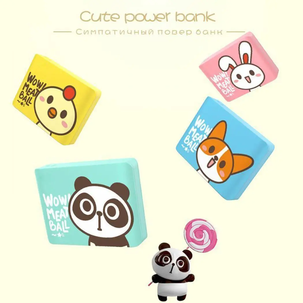 

Pisen10000mAh Mini Power Bank Portable Charger Cute Powerbank For iPhone Xiaomi Mi 9 External Battery Poverbank Charging