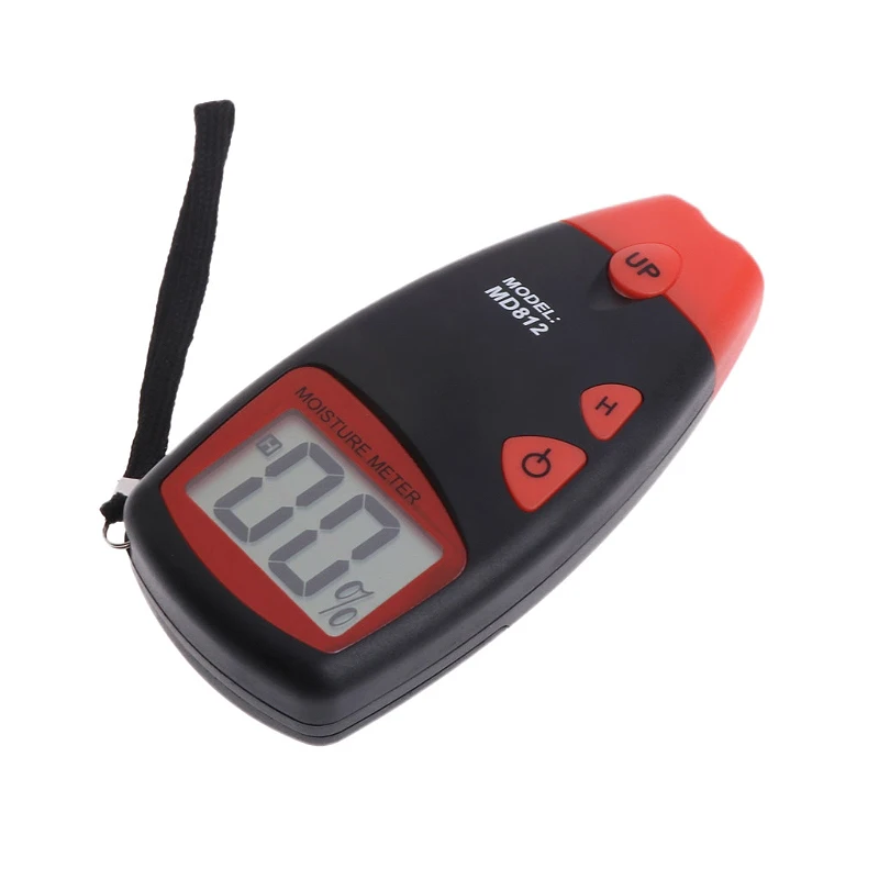 Md812 цифровой измеритель влажности древесины ЖК 2-контактный тестер влажности Лесоматериалы датчик влажности