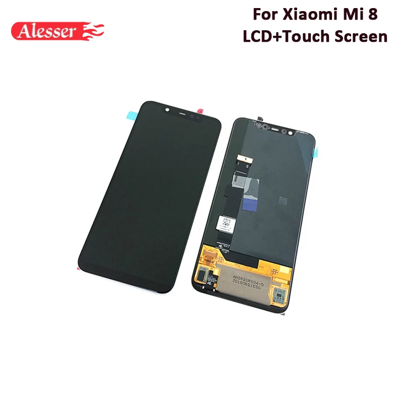 

Alesser For Xiaomi Mi 8 LCD Display And Touch Screen 6.21'' Repair Parts For Xiaomi Mi 8 LCD Digital Accessory +Tools +Adhesive