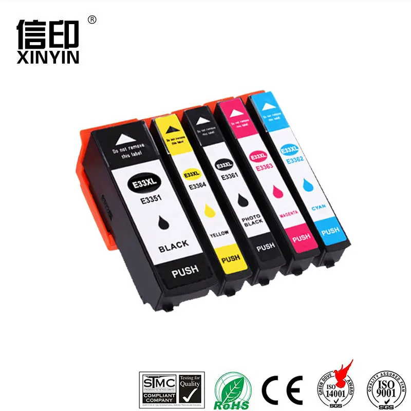 

XColor T33 33XL T3351 T3361-4 Ink Compatible Cartridge For Epson Expression Premium XP-530 XP-630 XP-635 XP-640 XP-830 XP-900 EU