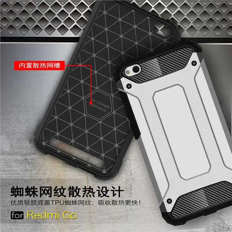 Железная Броня Mokoemi, ударопрочный чехол 5,0 дюйма для Xiaomi Redmi Go, чехол для телефона Xiaomi Redmi Go