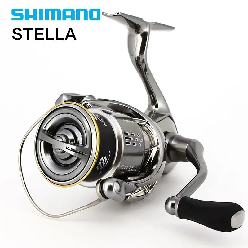 

100% Original 2018 Shimano Stella 1000-5000 12+1bb Lightweight 165-260g Spinning Fishing Reel X-ship Saltwater Made In Japan