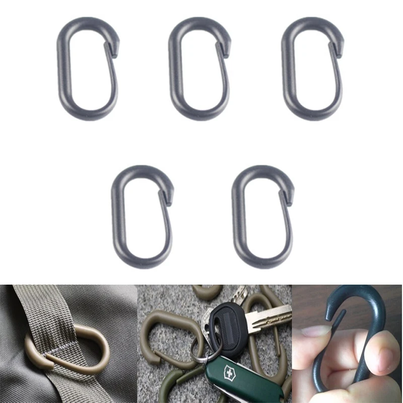 

Clasp Hook Tactical molle attach Clip webbing Hike Outdoor travel Camp Hang Snap Buckle web webdom Backpack Quickdraw Carabiner