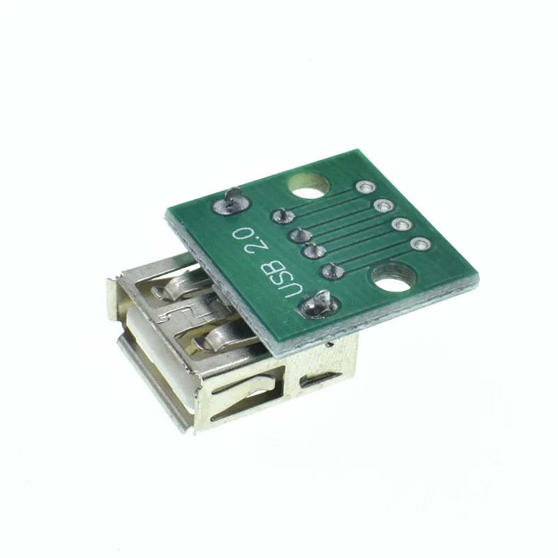 5 шт. type A Female USB To DIP 2,54 мм разъем для печатной платы USB разъем