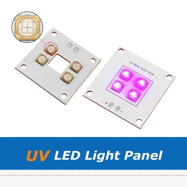Best Price 1pc 3D Printer Parts 40W UV Curing LED Light Panel Source Lamp Copper Plate With Purple Light For SLA DLP 3D Printers 