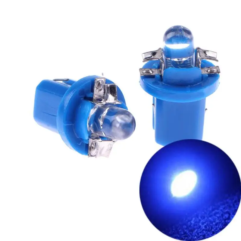 10 шт. T5 B8.5D 5050 SMD светильник щение автомобильный приборной панели Лампа