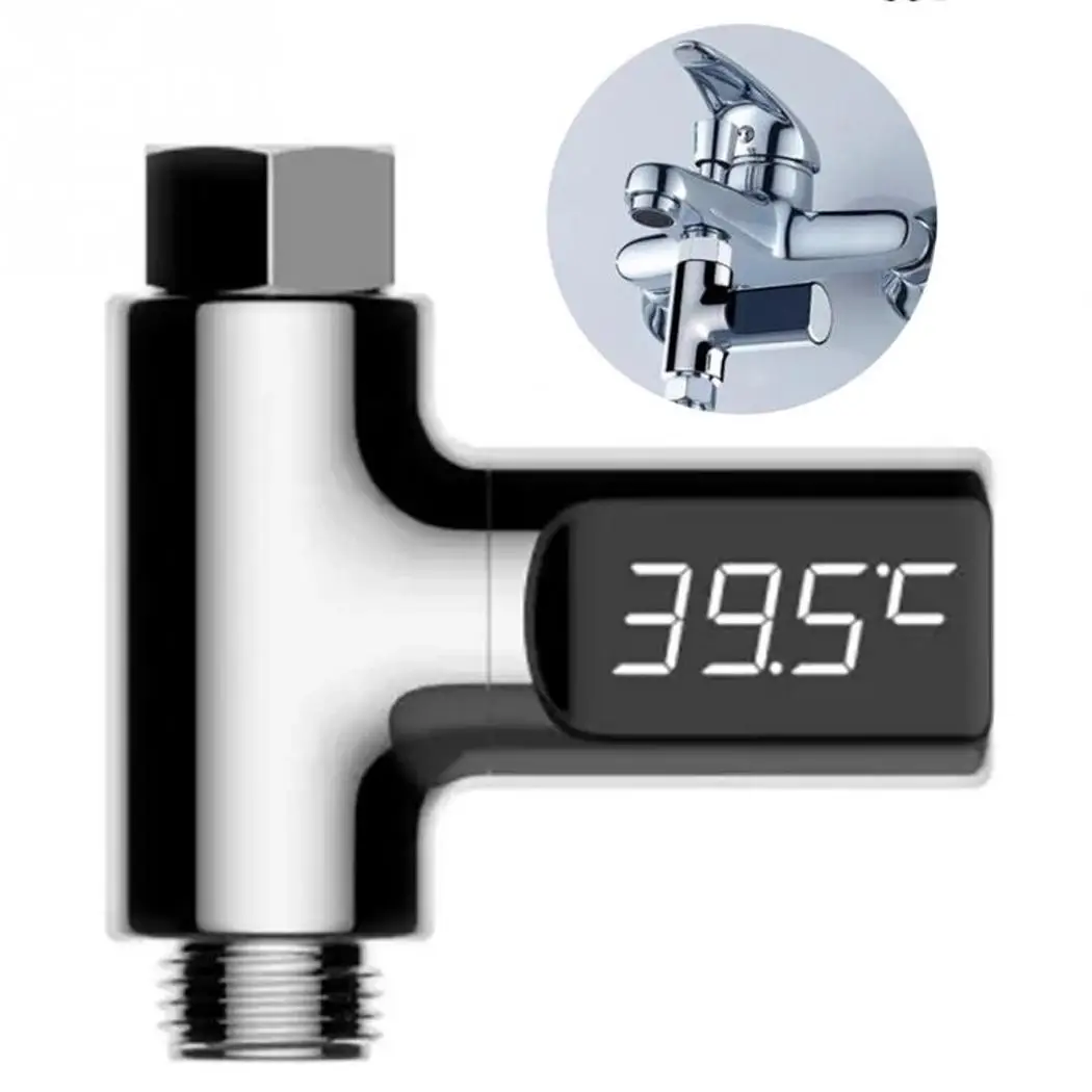 

Digital LED Display Electricity Water Temperature Monitor For Baby Care Water Faucet Cartridges with Thermometer Self-Generating
