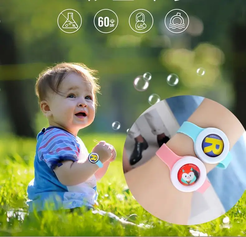 

Fashion Essential Oil Mosquito Repellent Bracelet Baby Outdoor, Casual Outdoor Anti-mosquito Band Buckle dropshipping