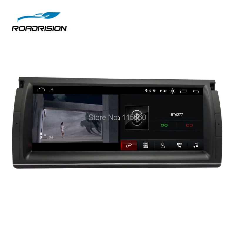 RoadRision 10 25 &quotAndroid 8 1 Автомобильный мультимедийный GPS навигатор для BMW E39/X5/M5/E38/E53 с