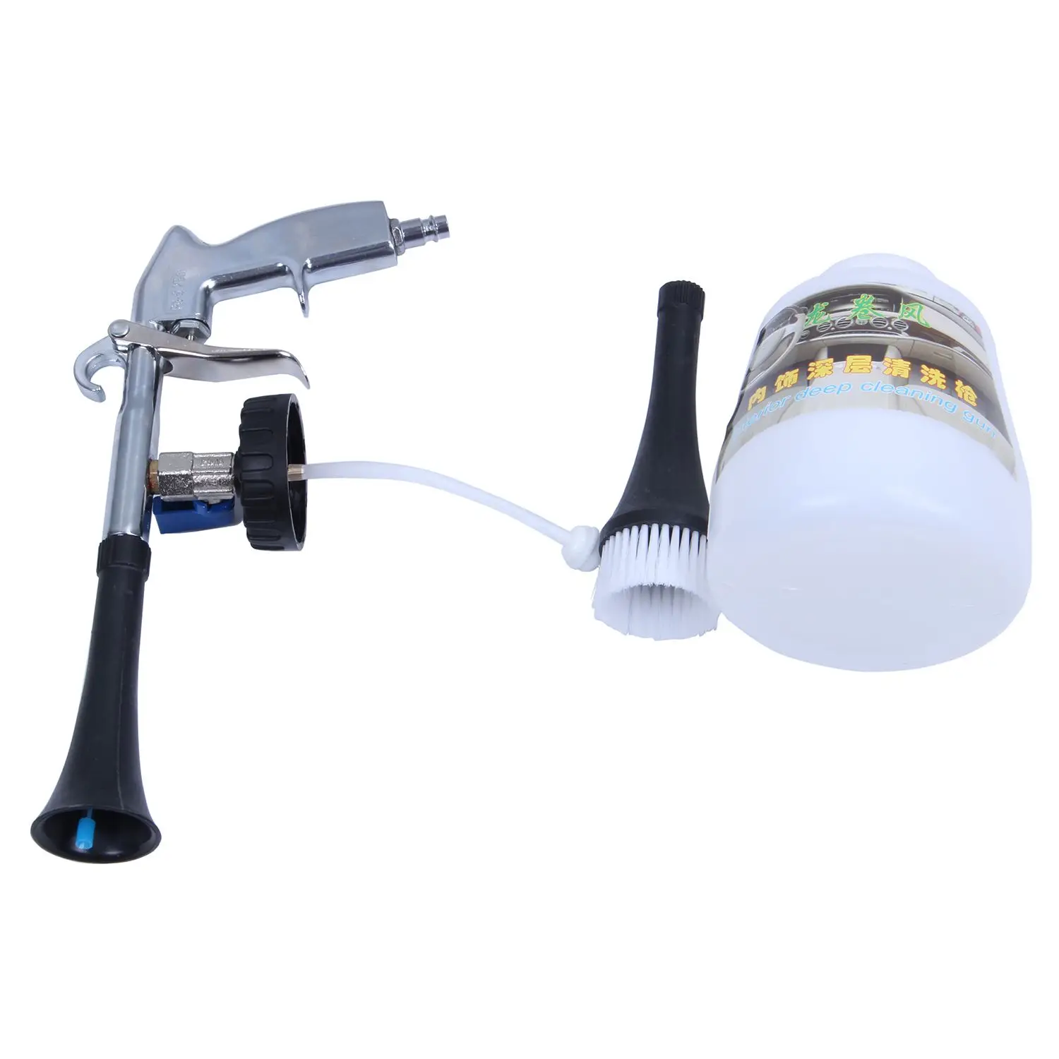 Tanie Przenośne pianki tornado pistolet pistolet do mycia pistolet na wodę lanca pianowa do czyszczenia myjni samochodowej Generator ciśnienia powierzchnia do czyszczenia wnętrza