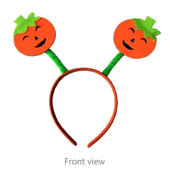 

2018 Halloween Ball Party Performance Items Children's Ghost Festival Girl Headbands Pumpkin Smiling Face Head Buckle Headpieces