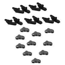 10 X зажим для тента прищепки для брезента зажим для палатки затягивающий инструмент+ натяжитель веревки