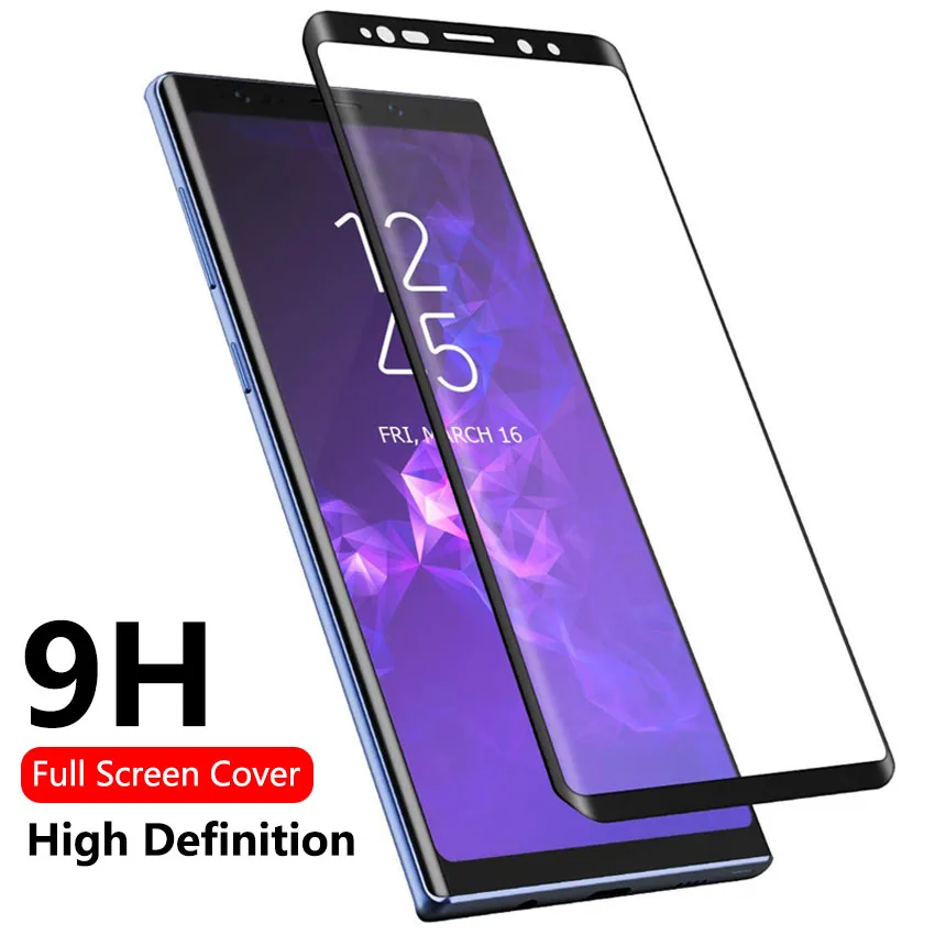 

3D Curved HD Full Cover Tempered Glass LCD Screen Protector for Galaxy Note 9 / Note 8 / S9 /S9+ /S8 /S8+ Thin Protection Film