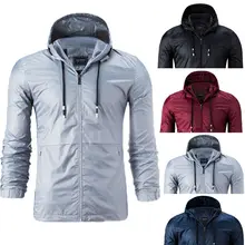 Новинка,, Мужская Черная куртка, теплое пальто, верхняя одежда, стеганое пуховое зимнее пальто с капюшоном, куртки для бега