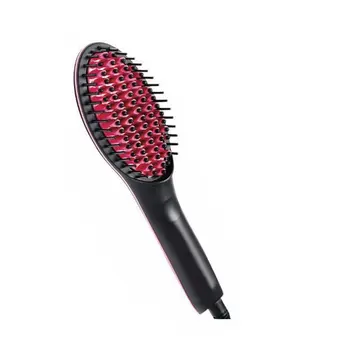 

Hairdressing Comb Hair Straightener Magic Soft Hair Comb Electric Hair Comb TV Magic Soft Hair Comb Black