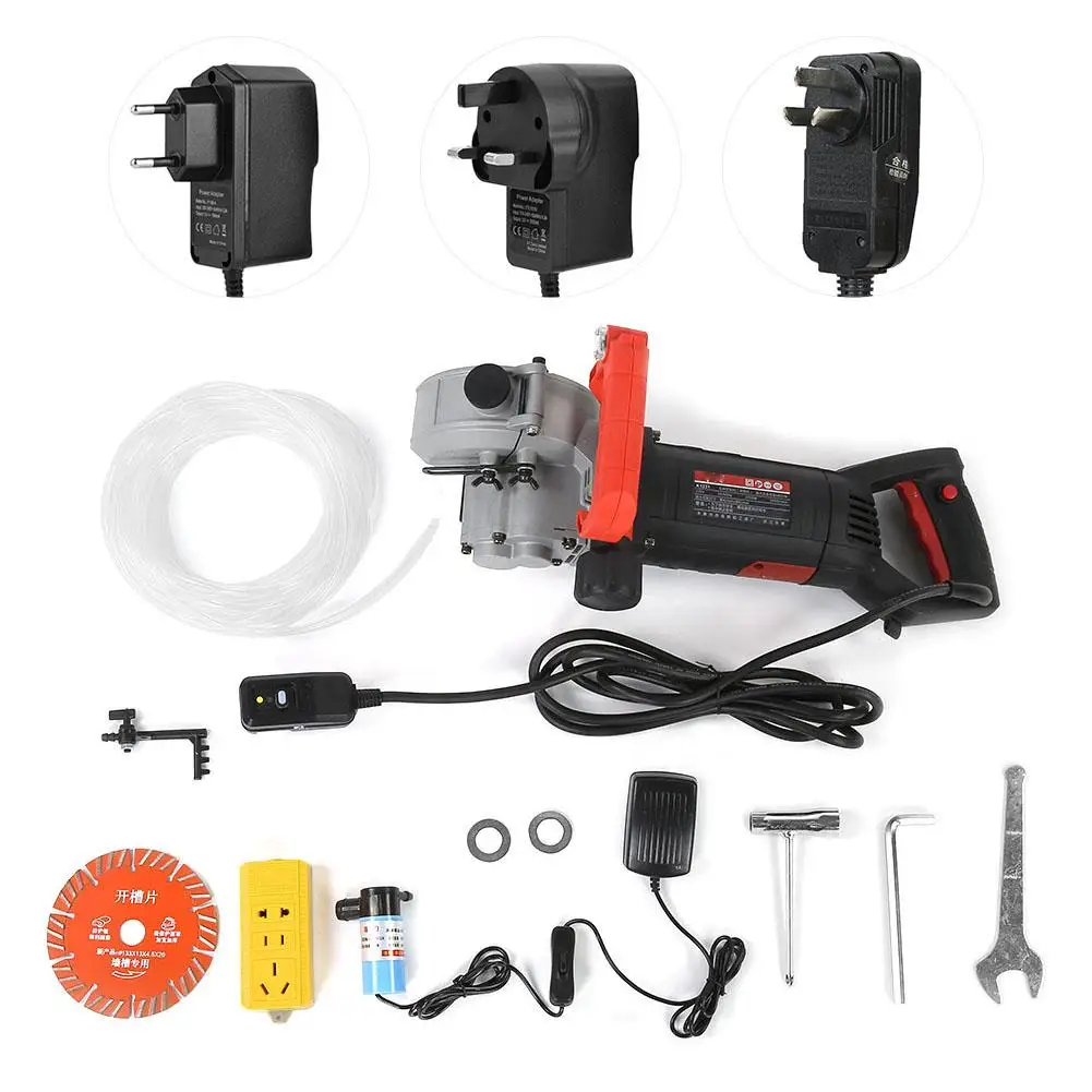 

133mm 4800W Electric Wall Chaser Groove Cutting Machine Wall Slotting Machine