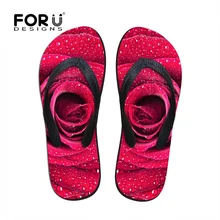FORUDESIGNS красочные 3D розы Для женщин шлёпанцы для женщин для ношения на улице, повседневные женские Туфли без каблуков сандалии женские туфли; Mujer; женские босоножки